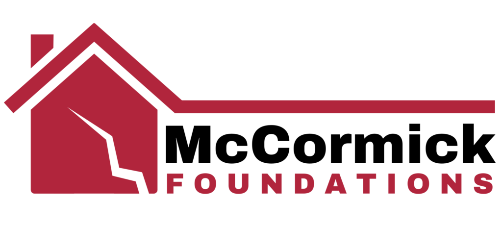 Logo showing a red house silhouette with a crack, next to "FOUNDATIONS" in bold red letters.